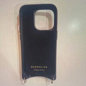Bandolier Midnight Black iPhone 15 Pro Case